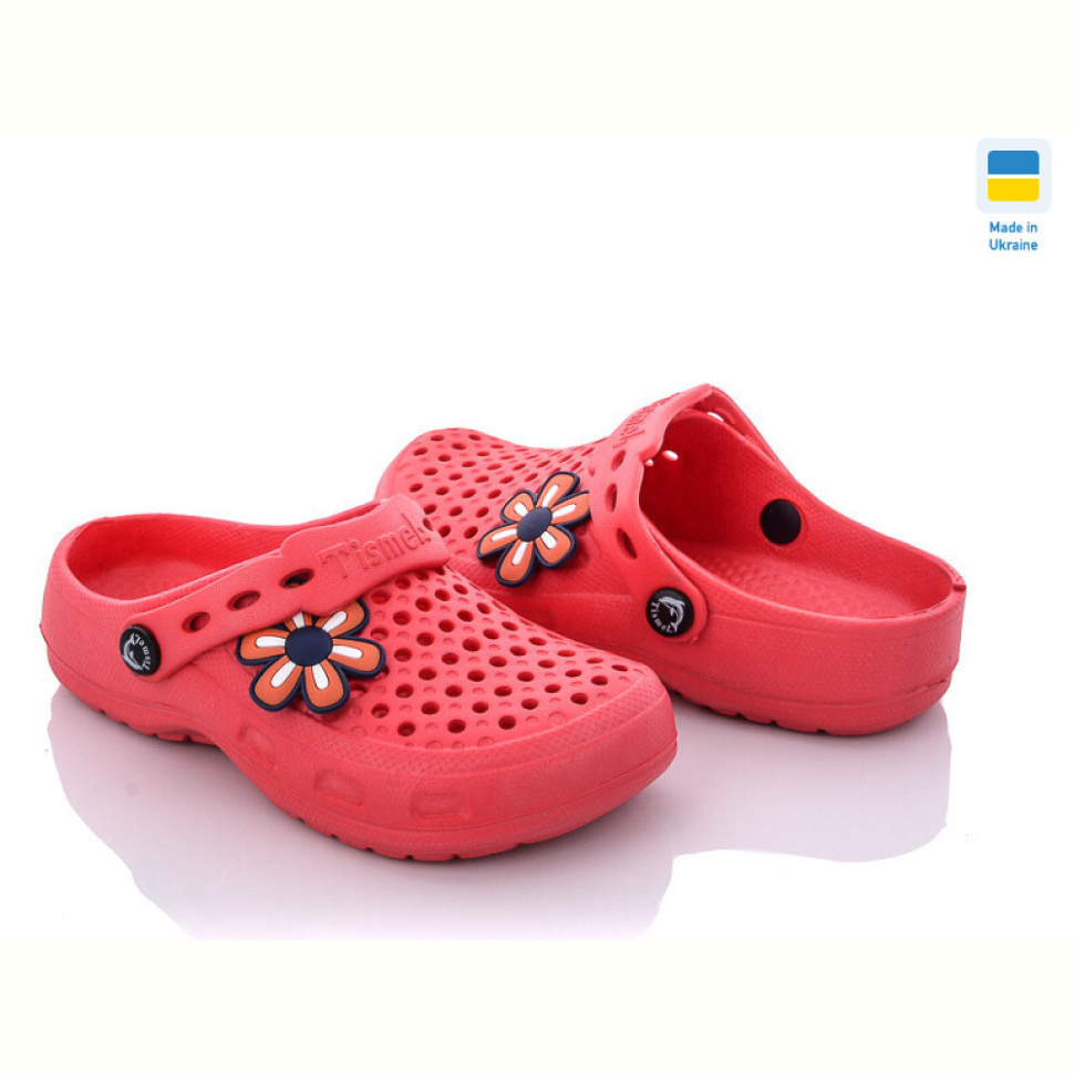 Кроксы Vladimir ТС Укр крокси червоні(28-35) Кроксы Vladimir ТС Укр крокси червоні(28-35)