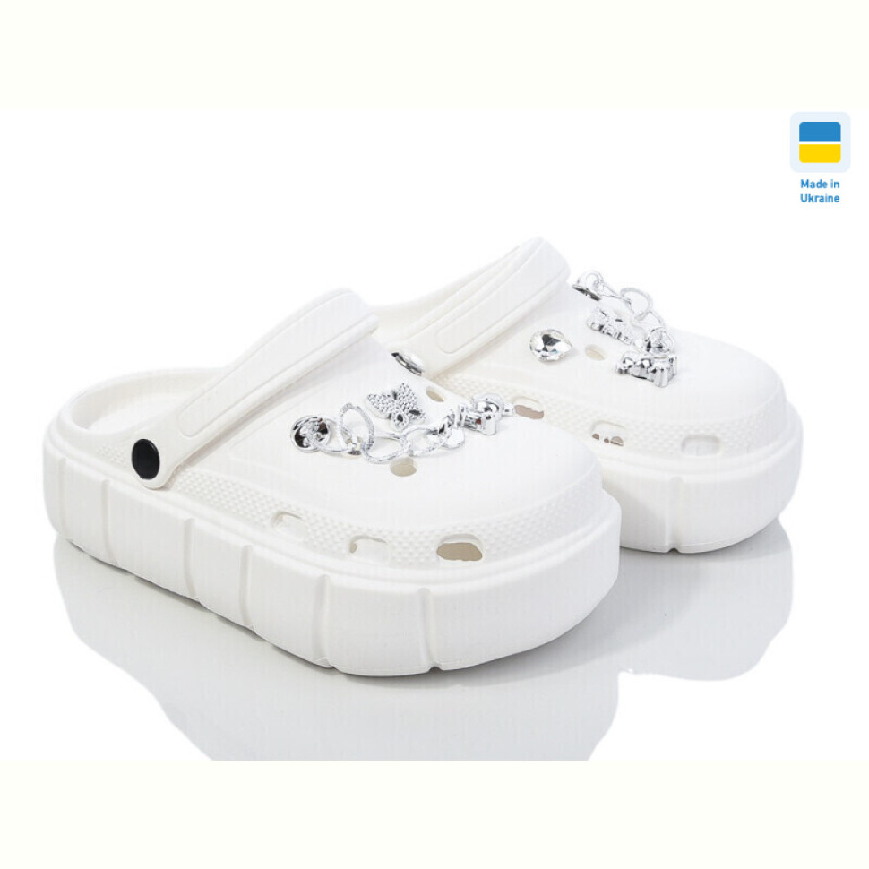 Кроксы Golden Lion 152-2 білий