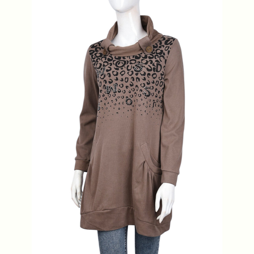 Туника Obuvok B083-2 brown (10529)