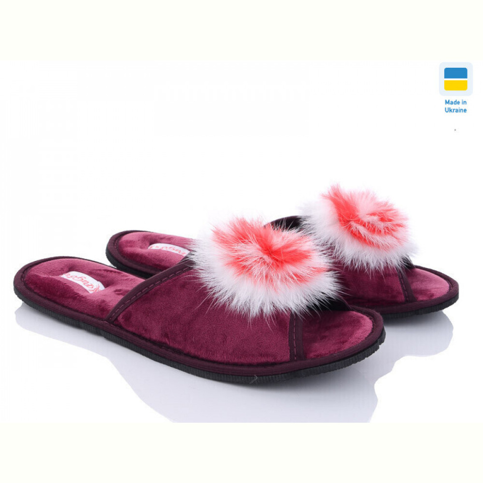 Тапки SANLIN 2 ML22 бордовий