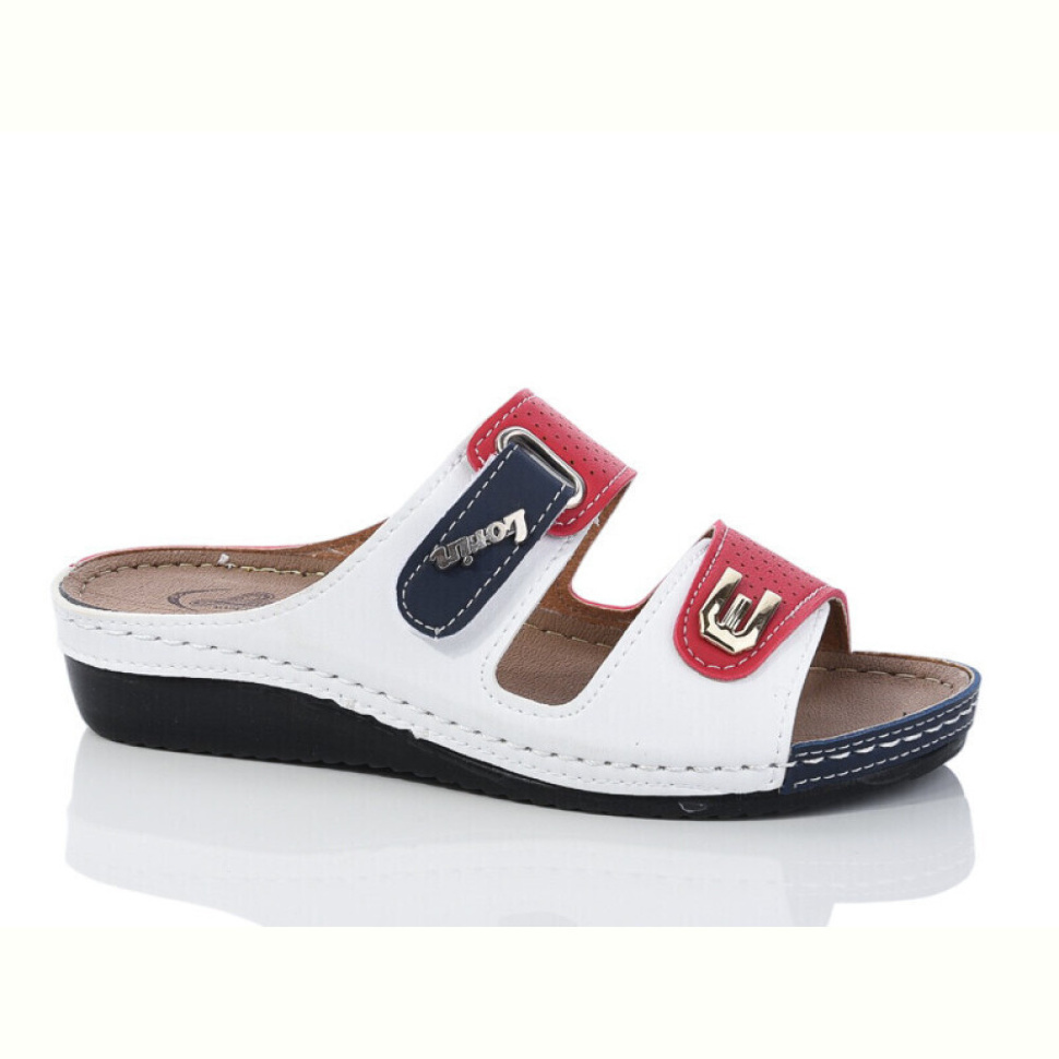 Шлепки Sali-2 502 white-red Шлепки Sali-2 502 white-red