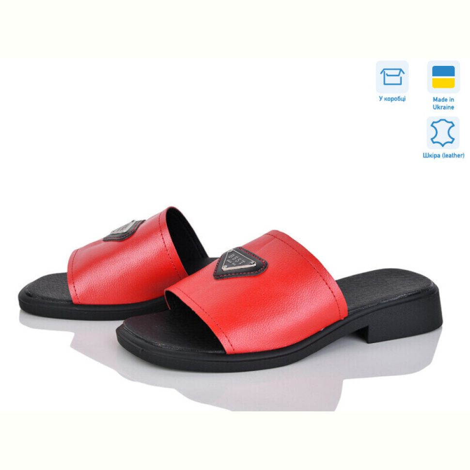 Шлепки Мрія 066 червоний Шлепки Мрія 066 червоний