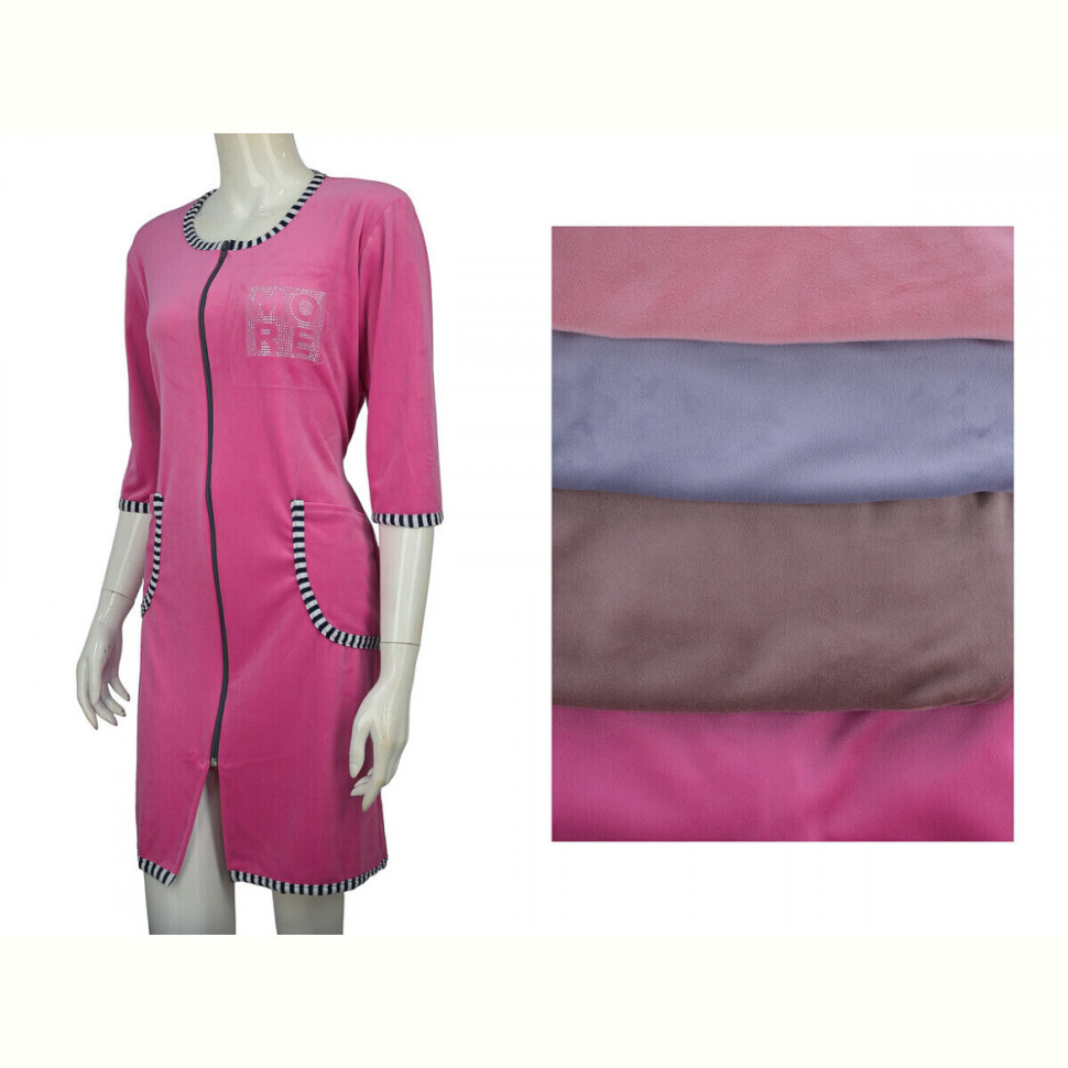 Халат Banko Халат велюр 001-2 mix