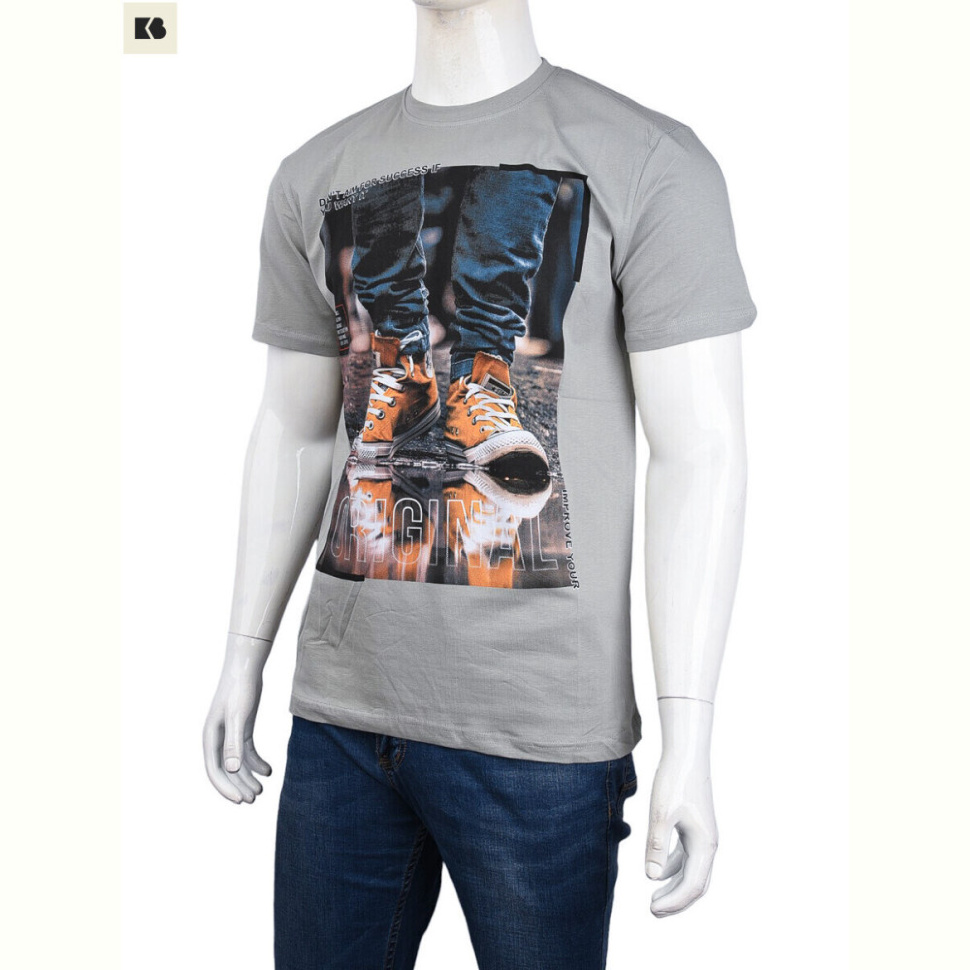 Футболка BIG 3707-099-3 grey