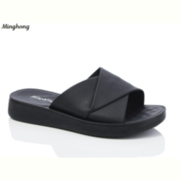 Шлепки Minghong 7719-39 black масажка