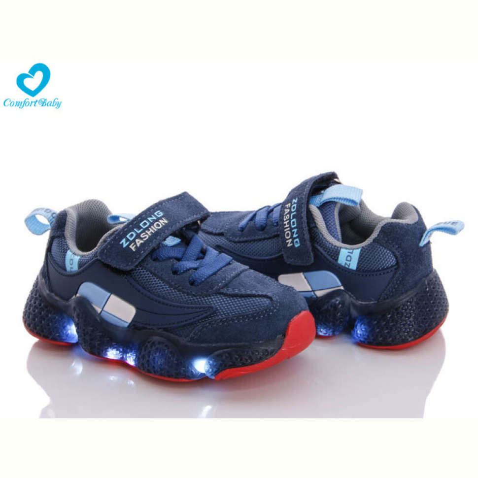 Кроссовки Comfort-baby 19970 син-червон