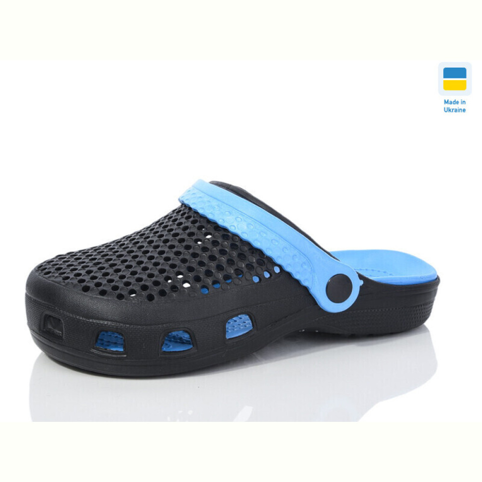 Кроксы Lot Shoes N302 чорний-бірюза Кроксы Lot Shoes N302 чорний-бірюза