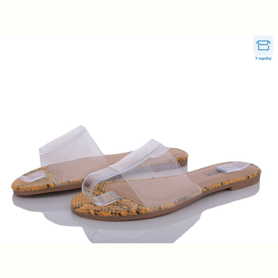 Шлепки Zoom WL1 yellow