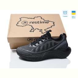 Кроссовки Restime UWL25525 black-grey
