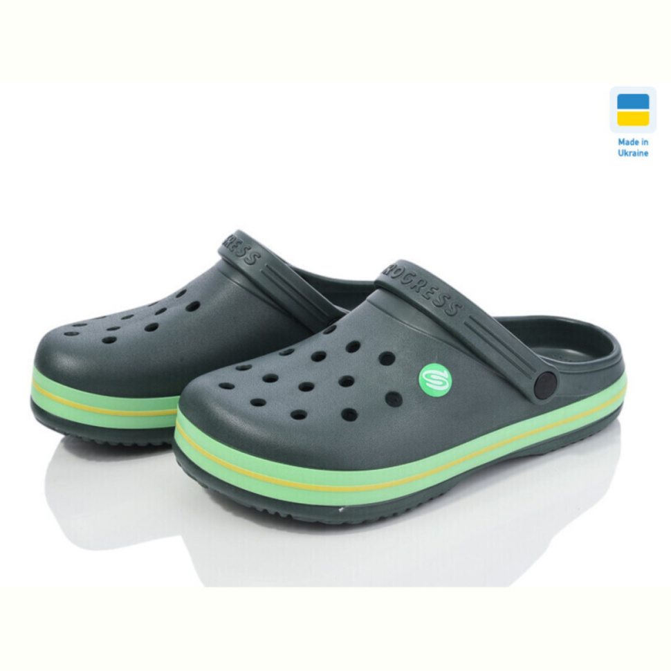 Кроксы Golden Lion 224 зелений