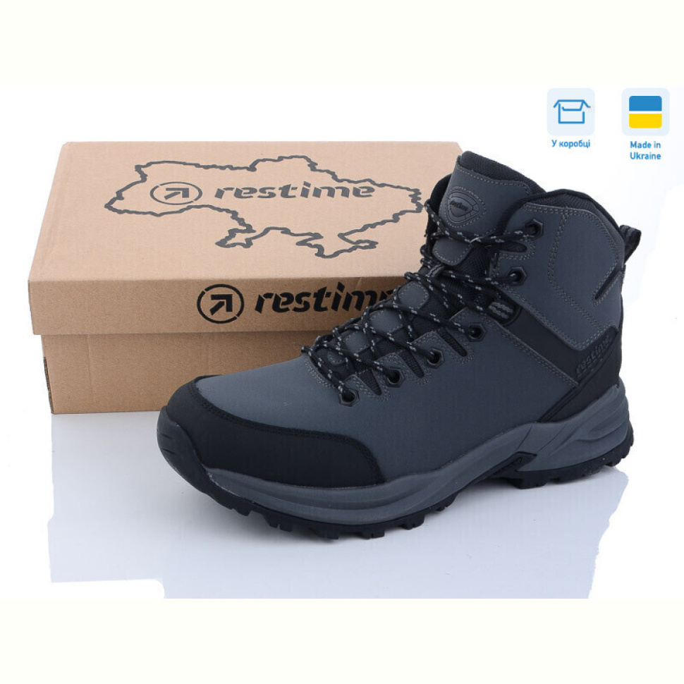 Ботинки Restime PMZ23136 grey