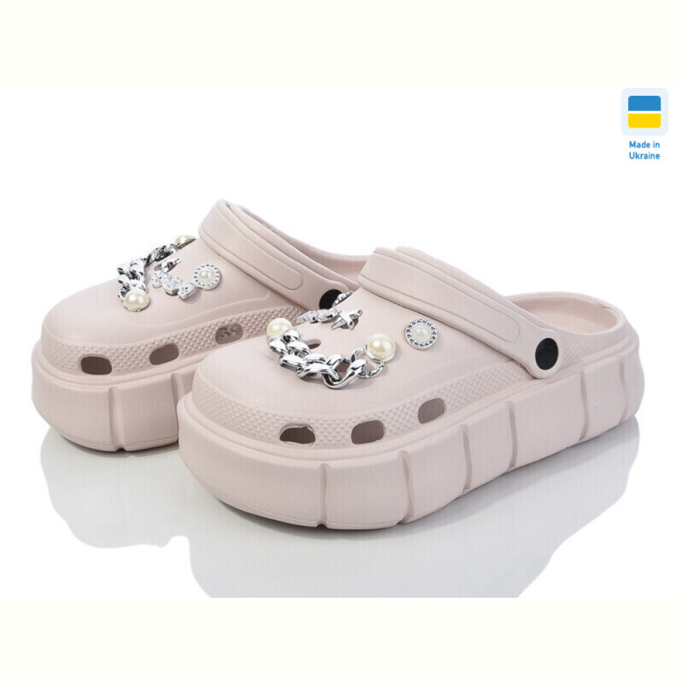 Кроксы Golden Lion 152-2-2 беж