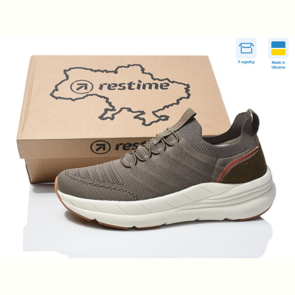 Кроссовки Restime BML25414 olive Кроссовки Restime BML25414 olive