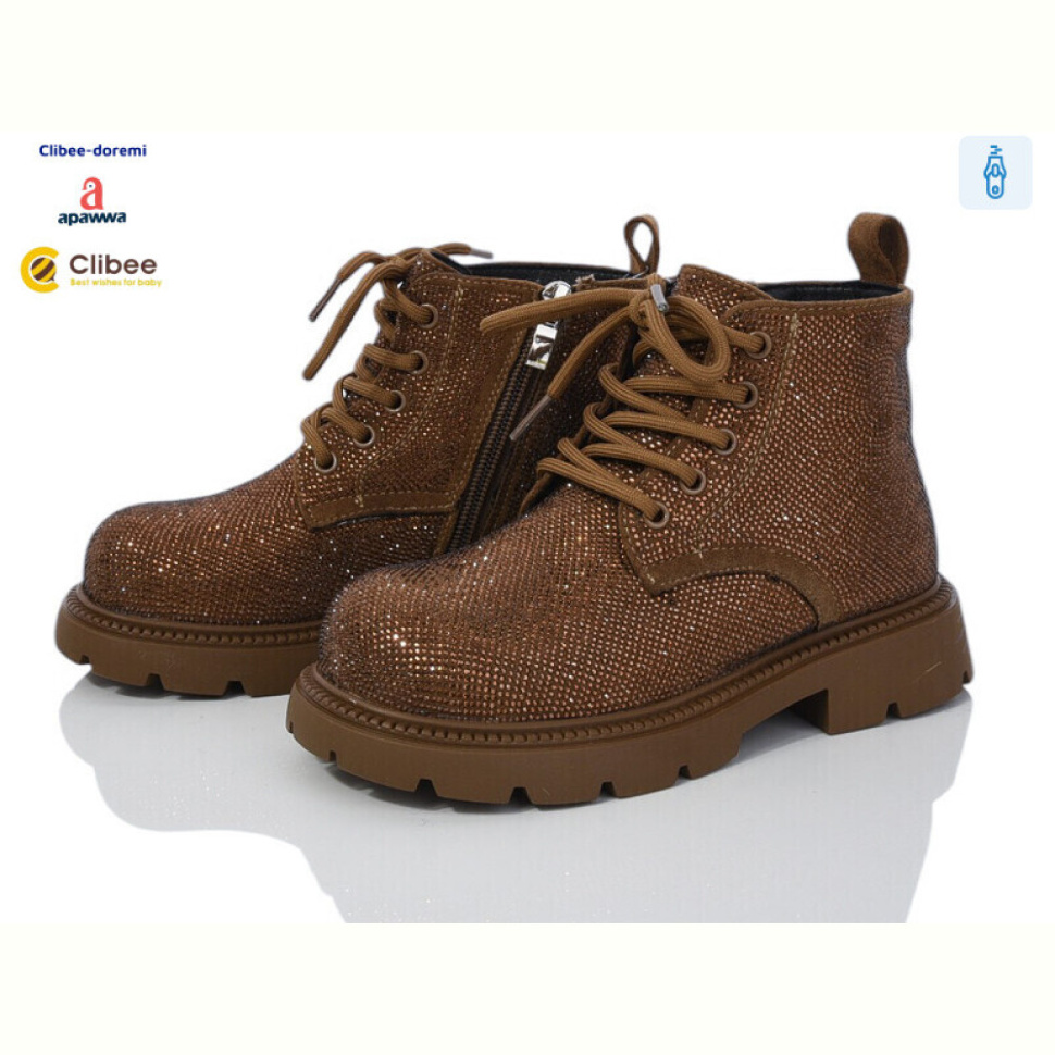 Ботинки Clibee-Doremi A8883 brown