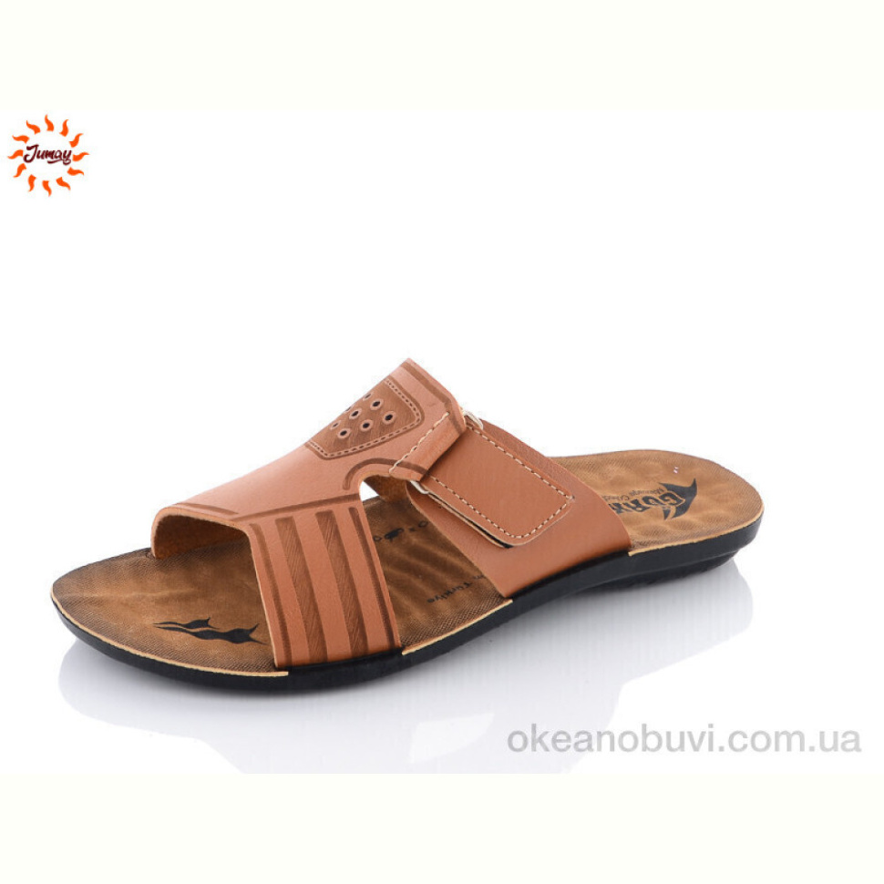 Шлепки Jumay Spencer підліток коричневий