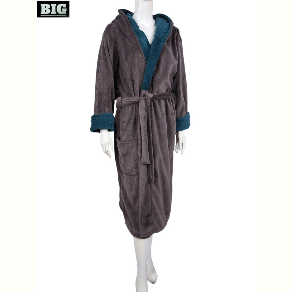 Халат BIG 3829-4 brown Халат BIG 3829-4 brown