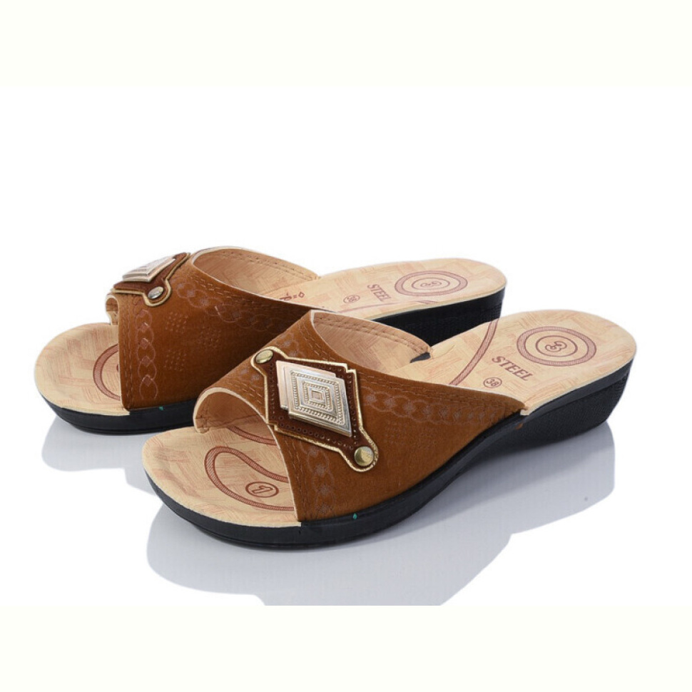 Шлепки DeMur 2024-052-7 beige Шлепки DeMur 2024-052-7 beige