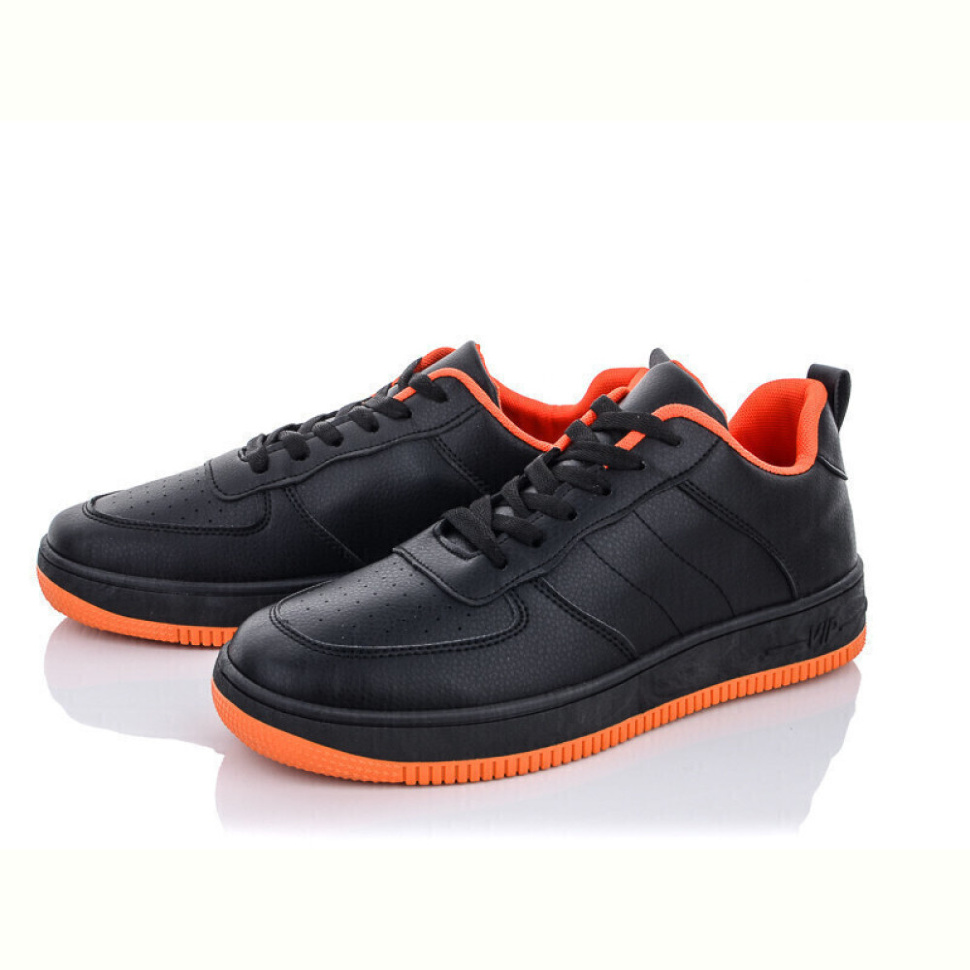 Кроссовки Ok Shoes 101-1 black-orange