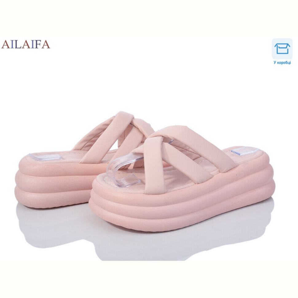 Шлепки Ailaifa 7012 pink