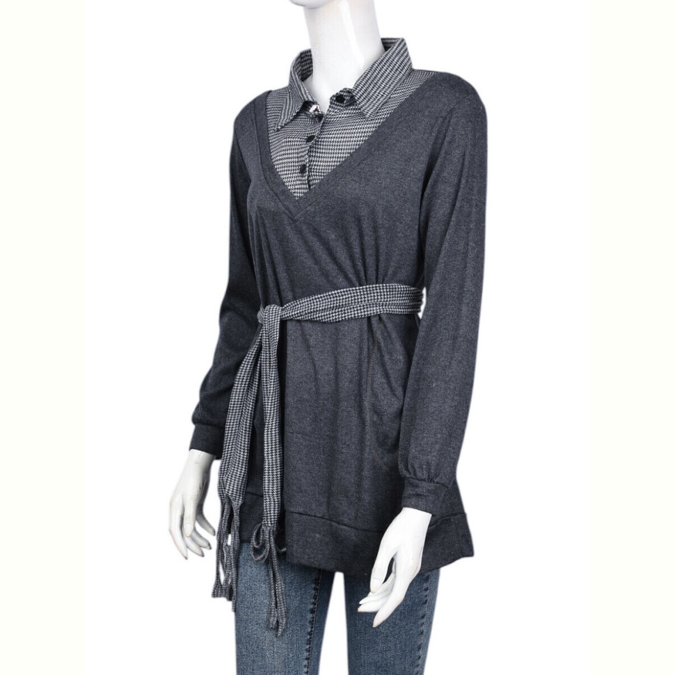 Кофта Obuvok B041-2 d.grey 910513)