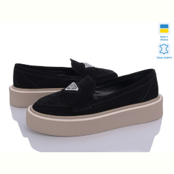 Туфли G-Aira 606 чорний замш