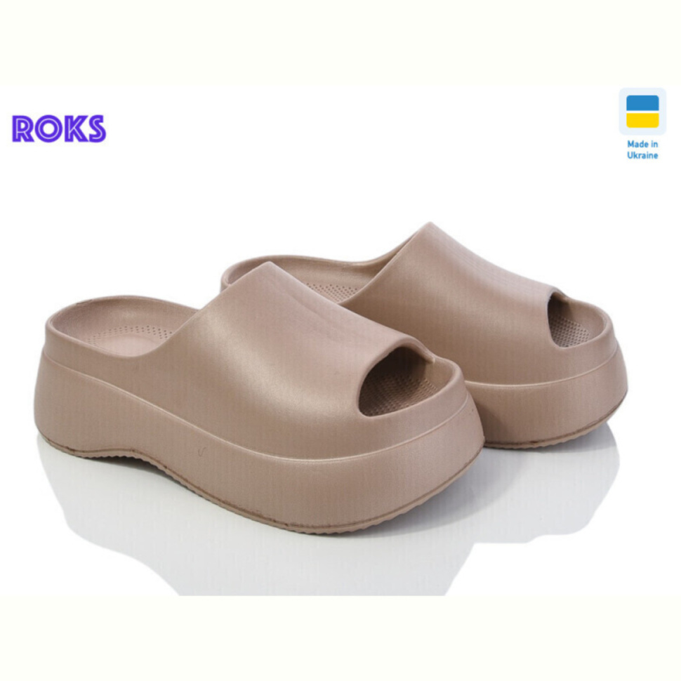 Шлепки Roks Progress 141 мокко Шлепки Roks Progress 141 мокко