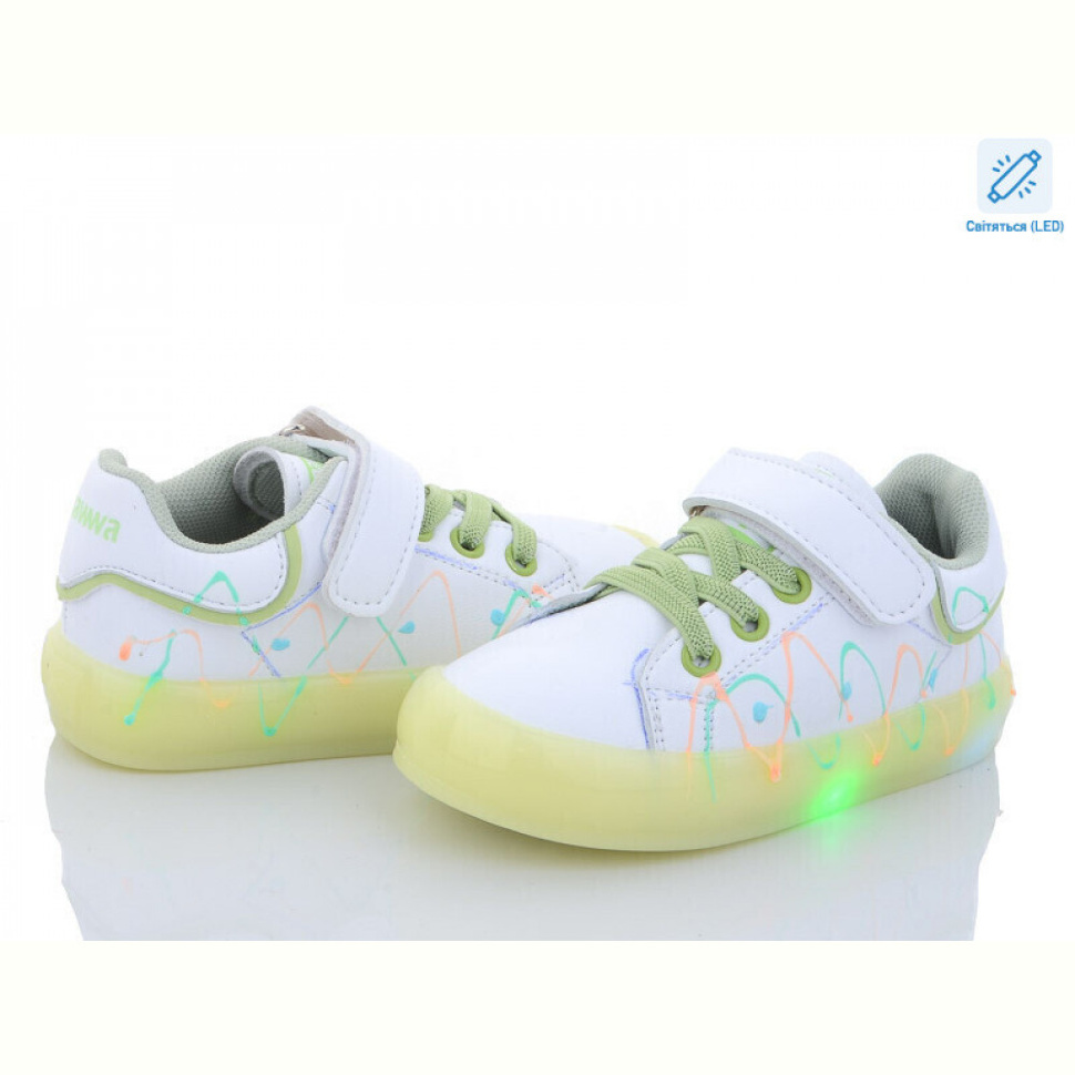 Кроссовки Clibee NC57-1 green LED Кроссовки Clibee NC57-1 green LED