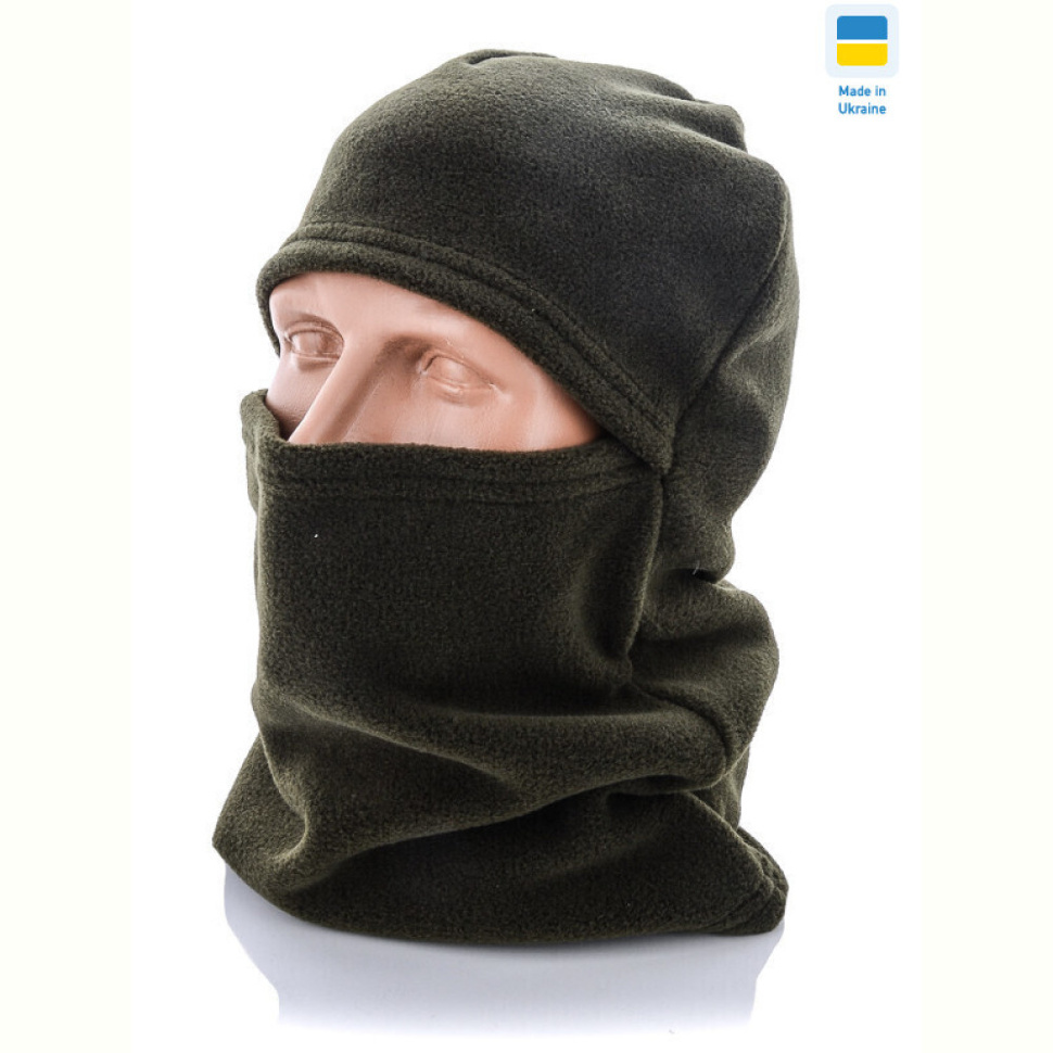 Балаклава STARK Балаклава фліс хакі Балаклава STARK Балаклава фліс хакі