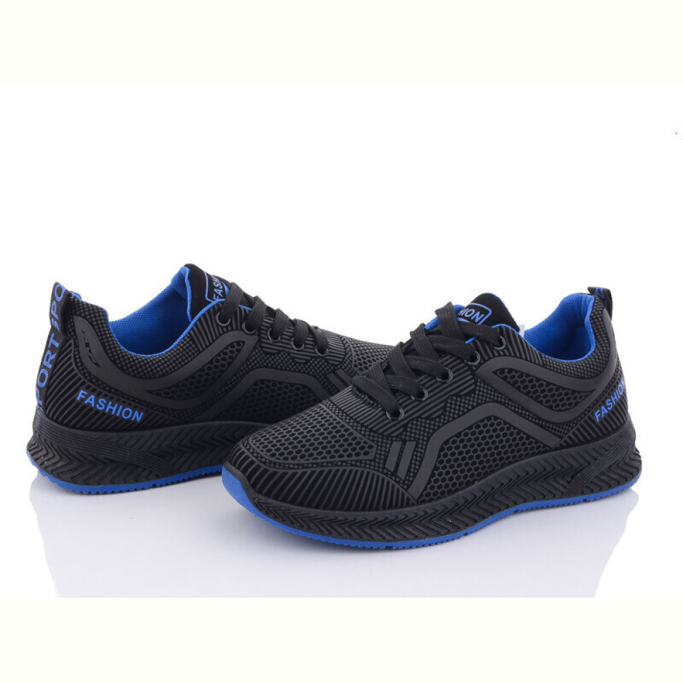 Кроссовки Violeta 197-143 black-blue