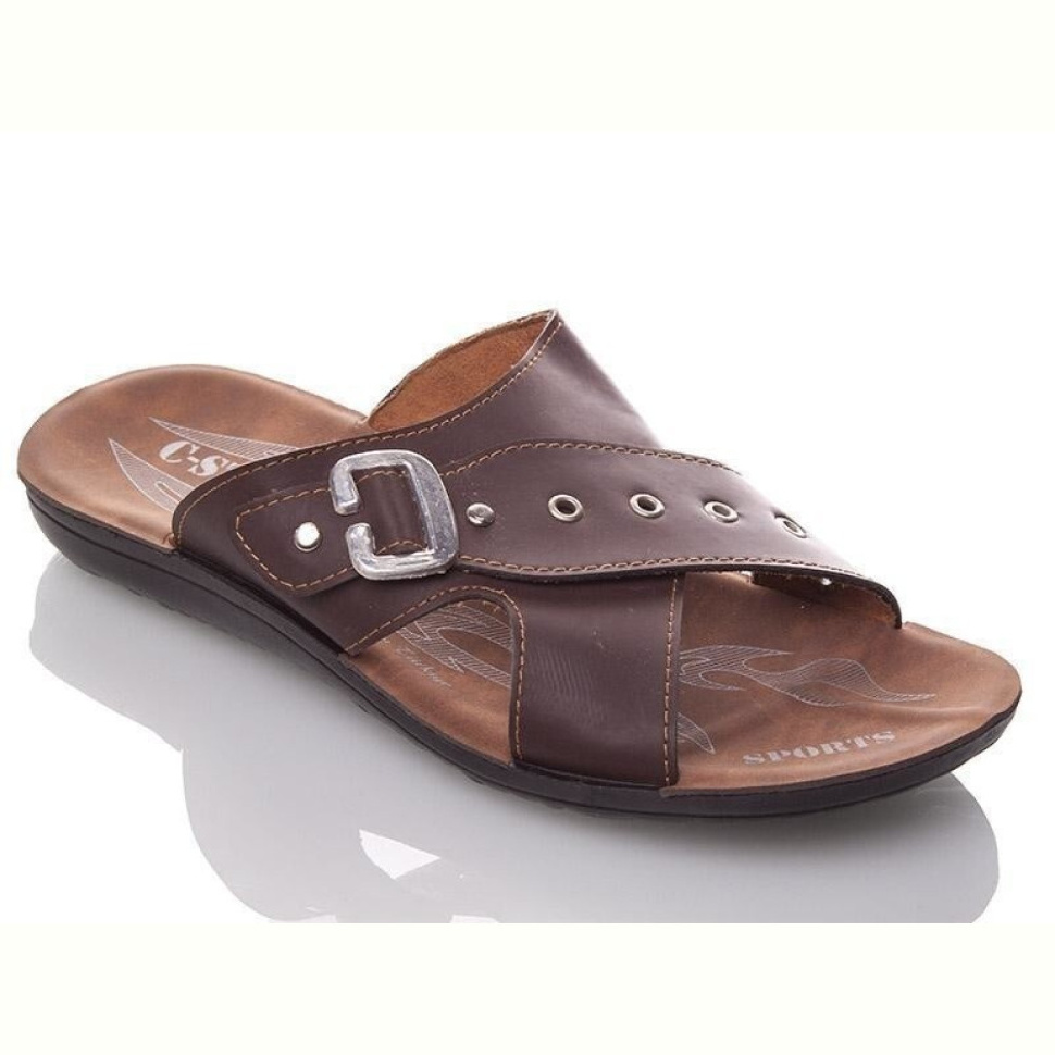 Шлепки DeMur M3897 brown