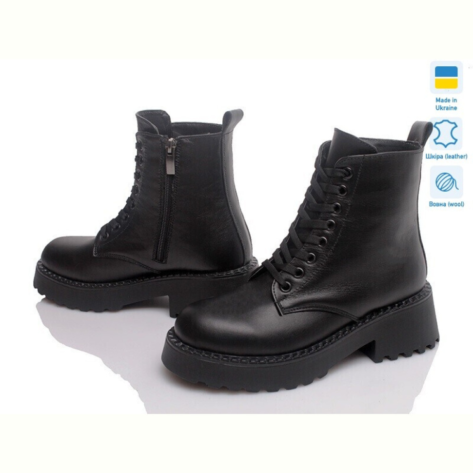 Ботинки Prime-Opt Paradize B-1021 чорний зима Ботинки Prime-Opt Paradize B-1021 чорний зима