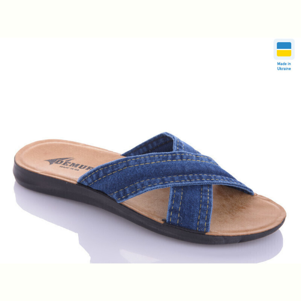 Шлепки DeMur MD2133 синій