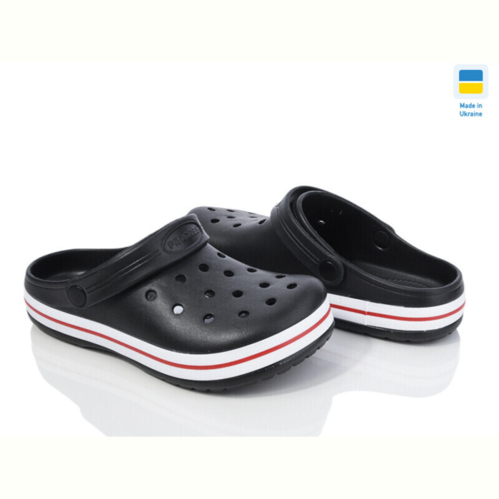 Кроксы Golden Lion 324 чорний