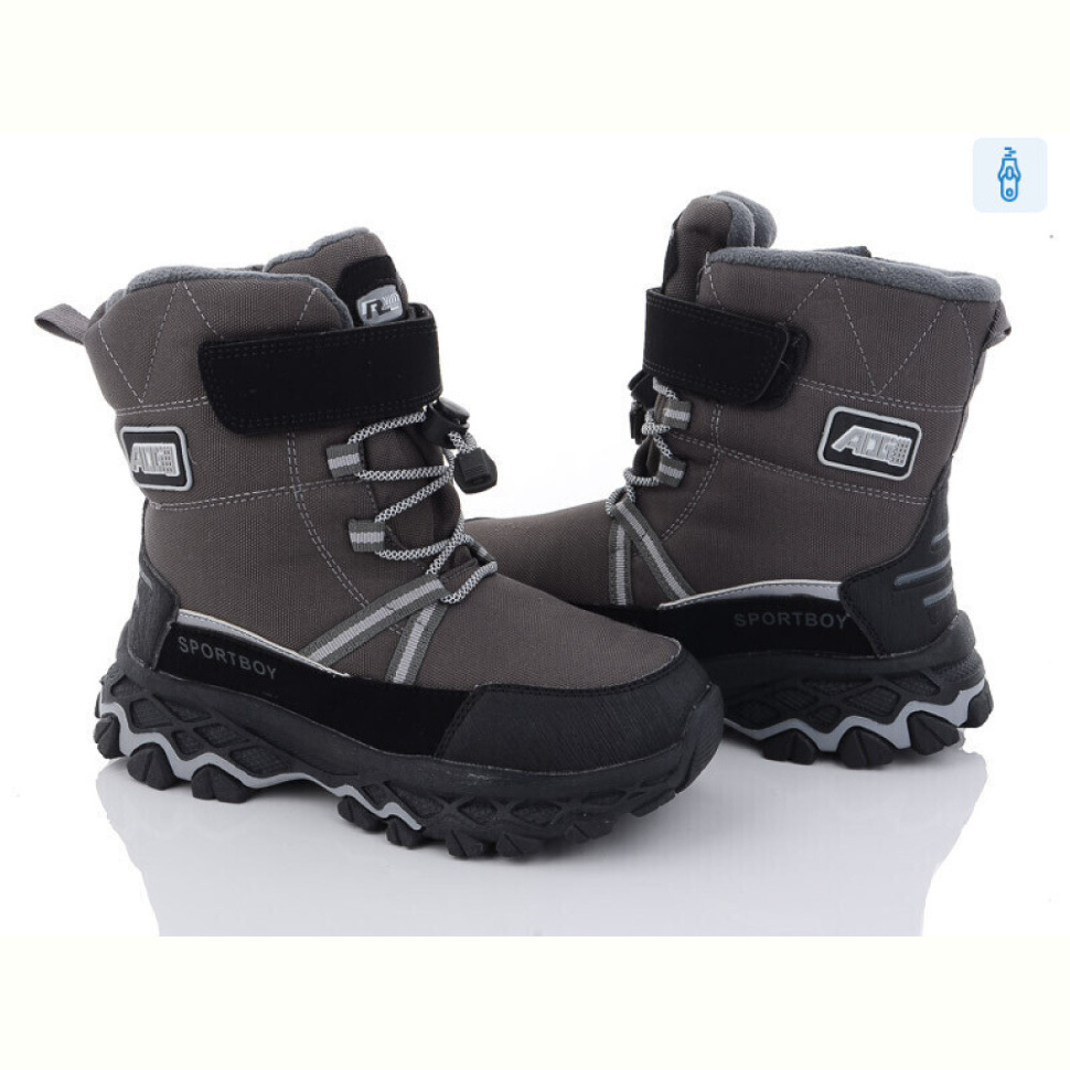 Ботинки Ok Shoes 8871-2K grey Ботинки Ok Shoes 8871-2K grey