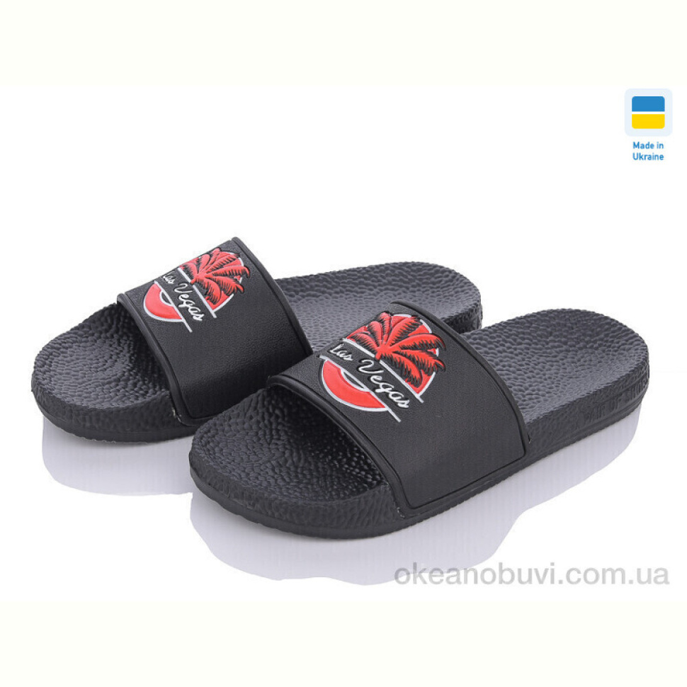 Шлепки Golden Lion 402 чорний