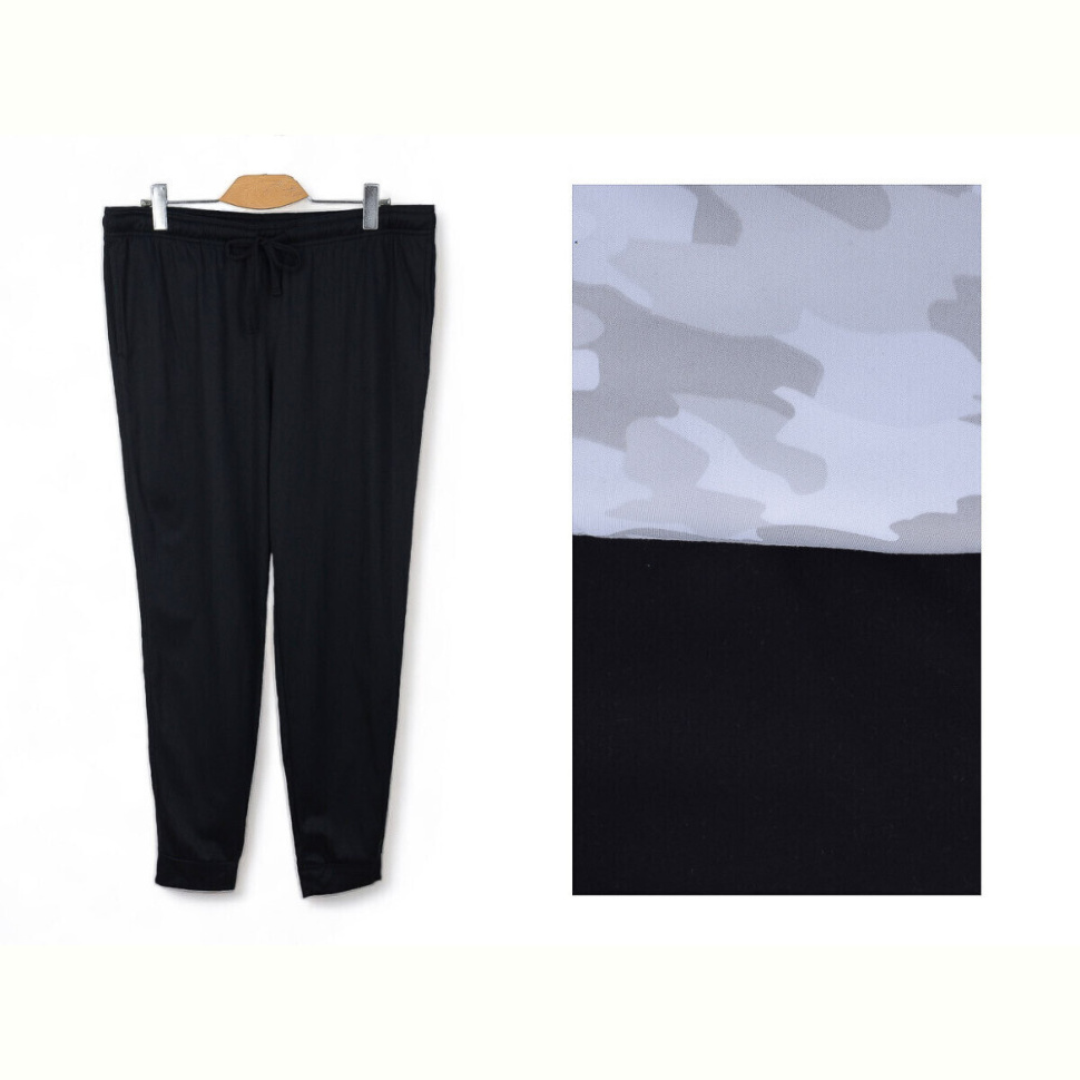 Спортивные брюки LOOK STOCK 0830-1211 black-white mix