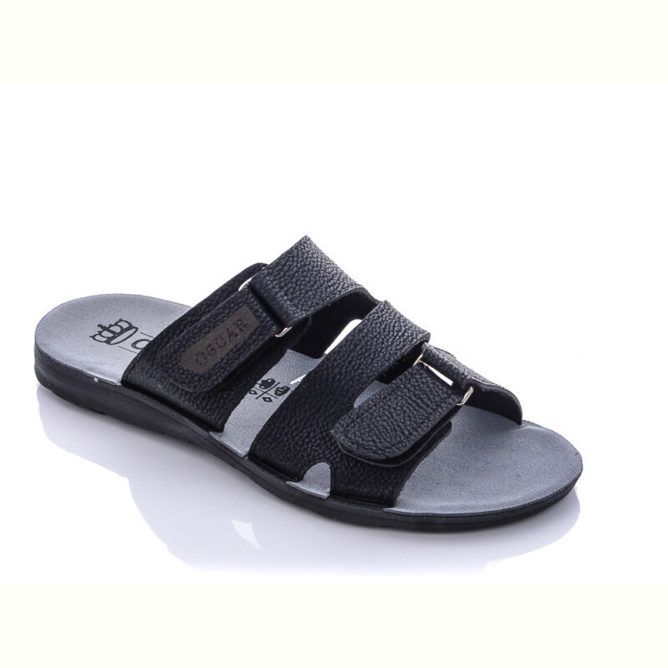 Шлепки Oscar 35 змея черный