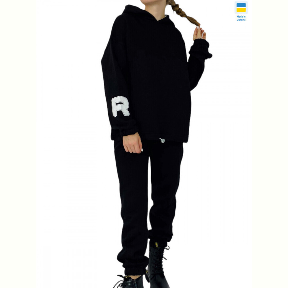 Спортивный костюм Kram 00305 чорний батал