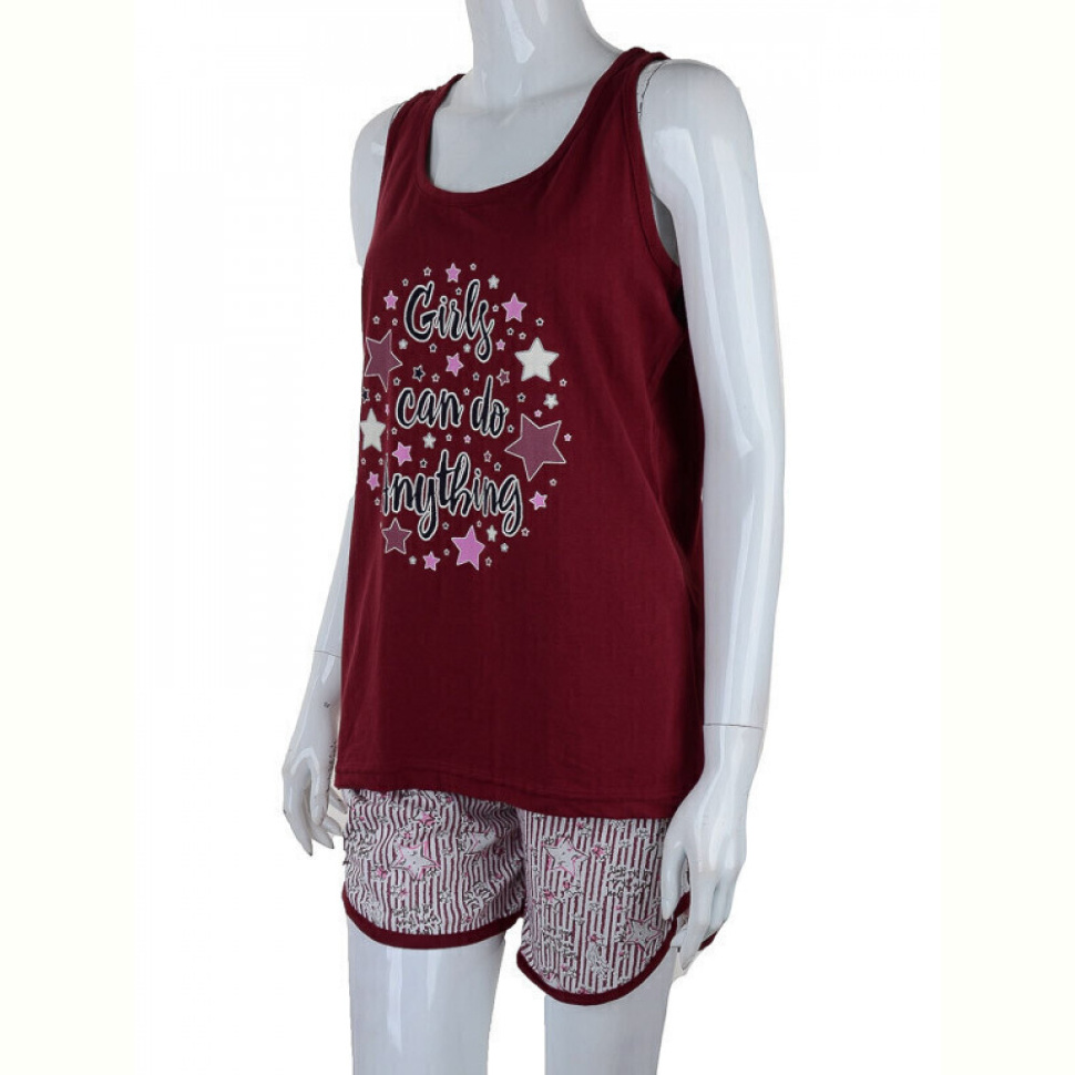 Пижама Obuvok 2039 bordo (04094) Пижама Obuvok 2039 bordo (04094)