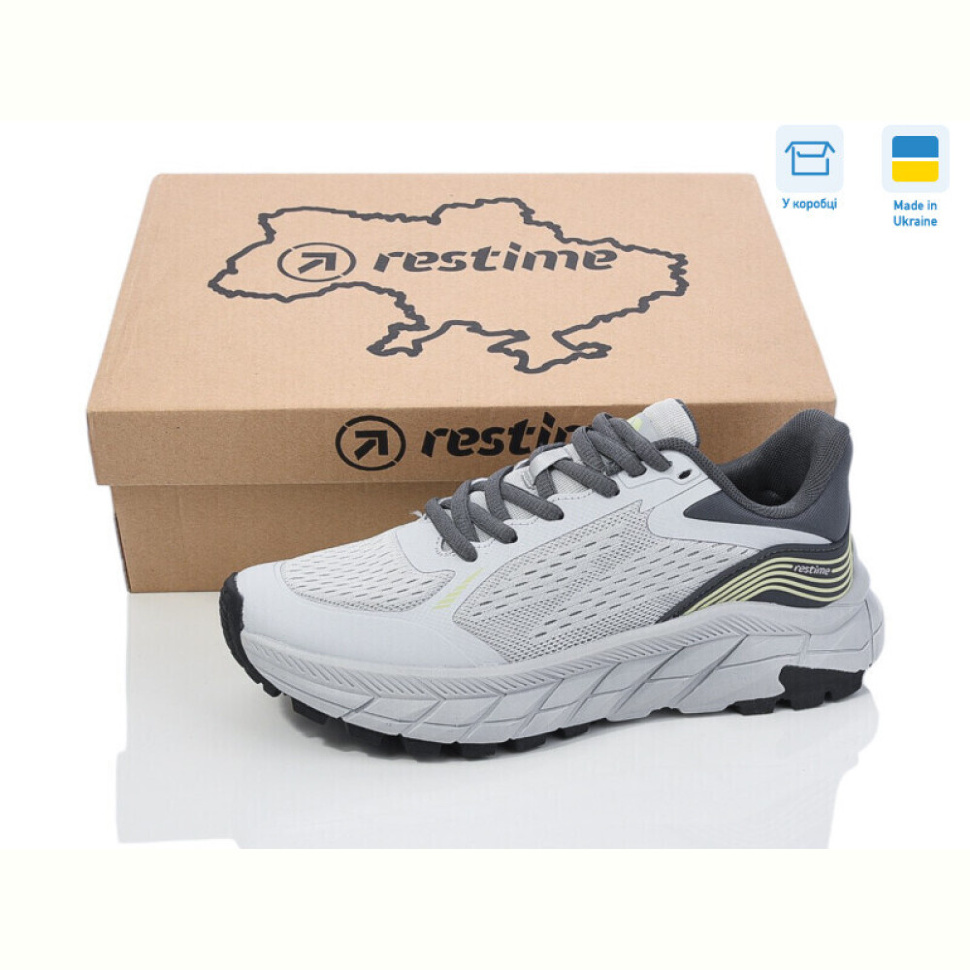 Кроссовки Restime SWL25076 grey-mint Кроссовки Restime SWL25076 grey-mint