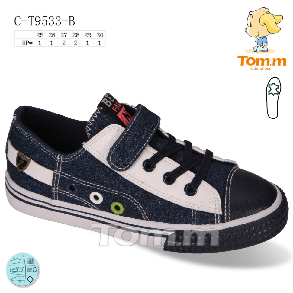 Кеды TOM.M C-T9533-B Кеды TOM.M C-T9533-B
