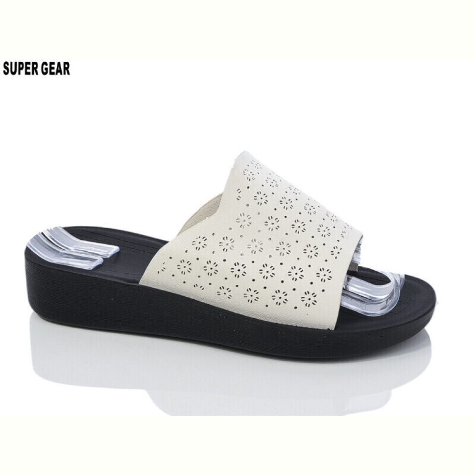 Шлепки Super Gear A10-1 beige Шлепки Super Gear A10-1 beige