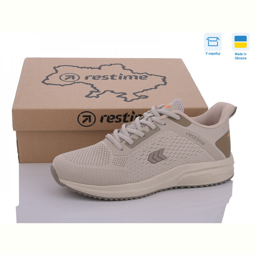 Кроссовки Restime AML24016 beige