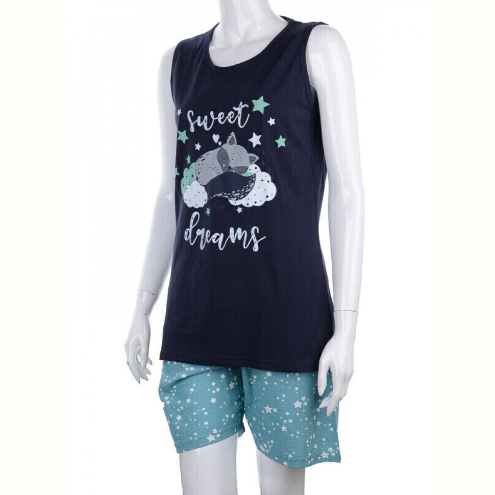 Пижама Obuvok 9641 navy (04158)