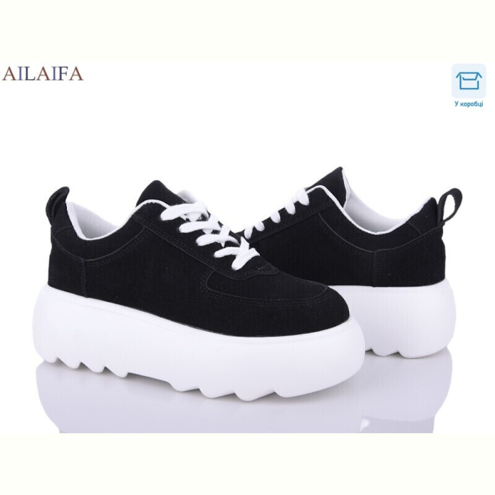 Кроссовки Ailaifa 6035 black-white
