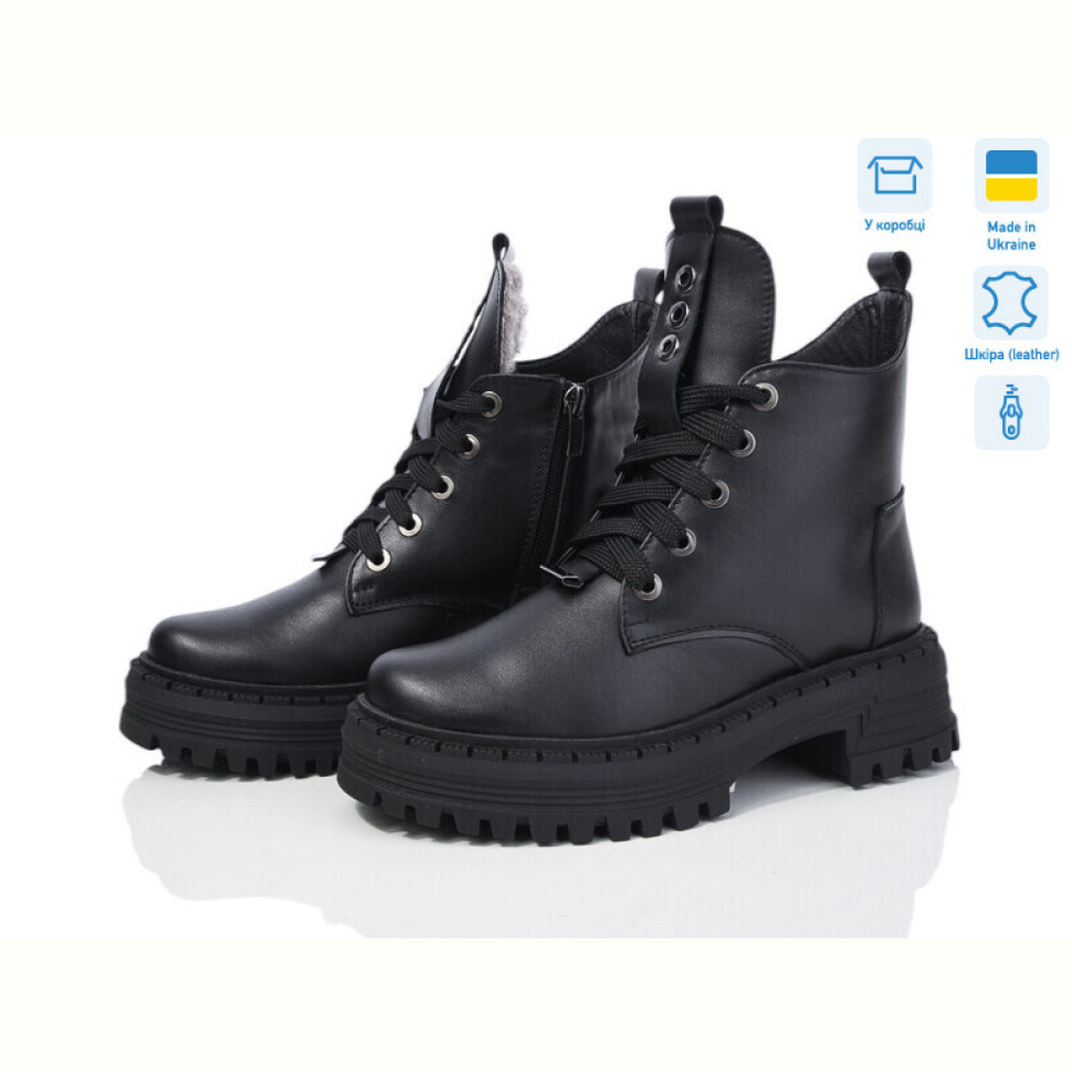 Ботинки Mona Lisa 522 чорний к.