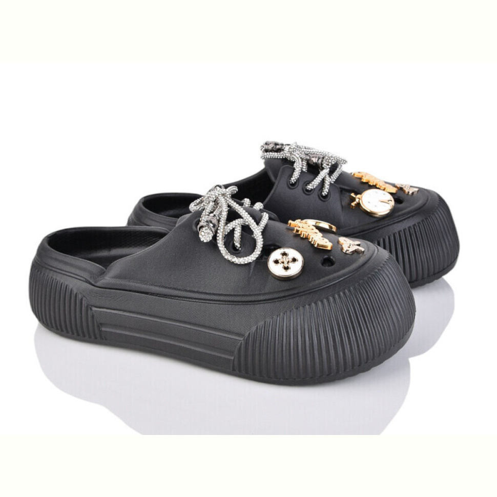 Кроксы Deshman 8131B black