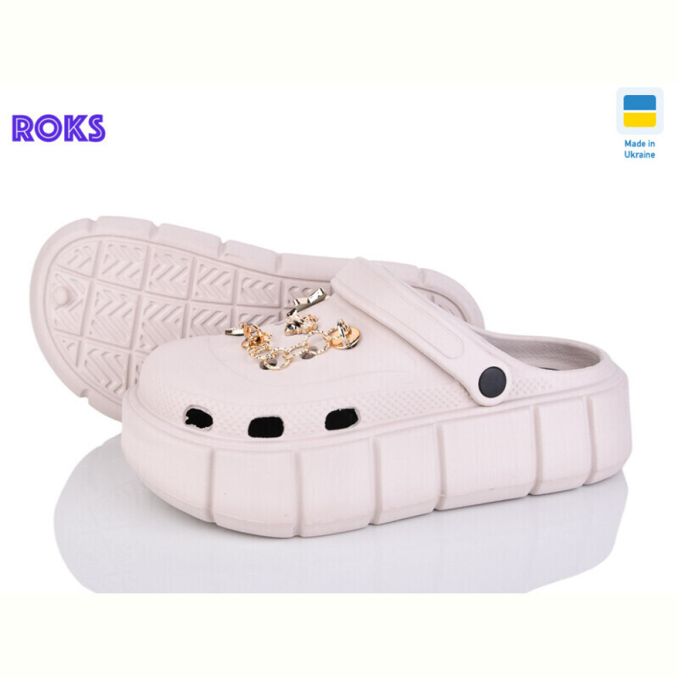 Кроксы Roks 152-9019 беж