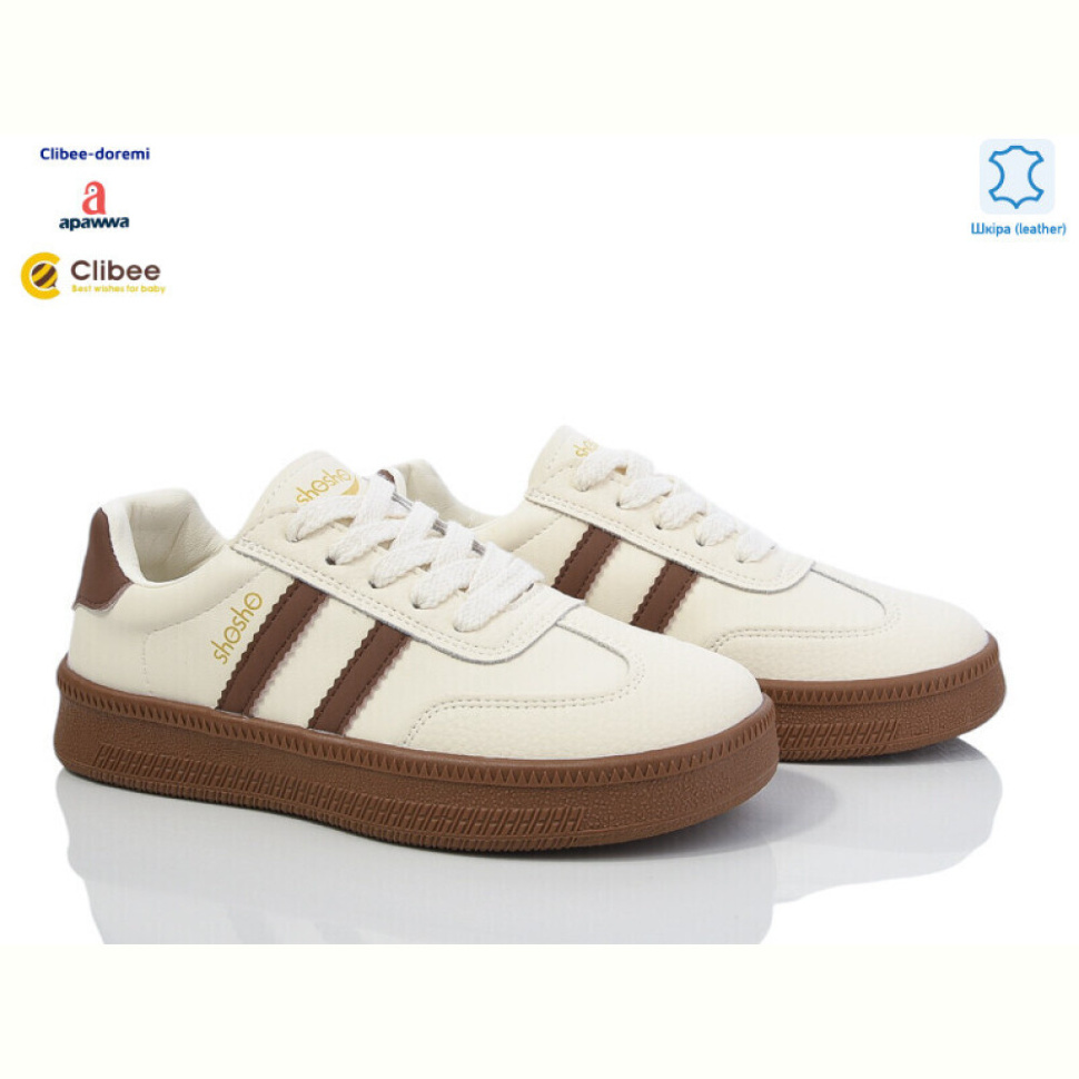 Кроссовки Clibee-Doremi V3508 beige-brown