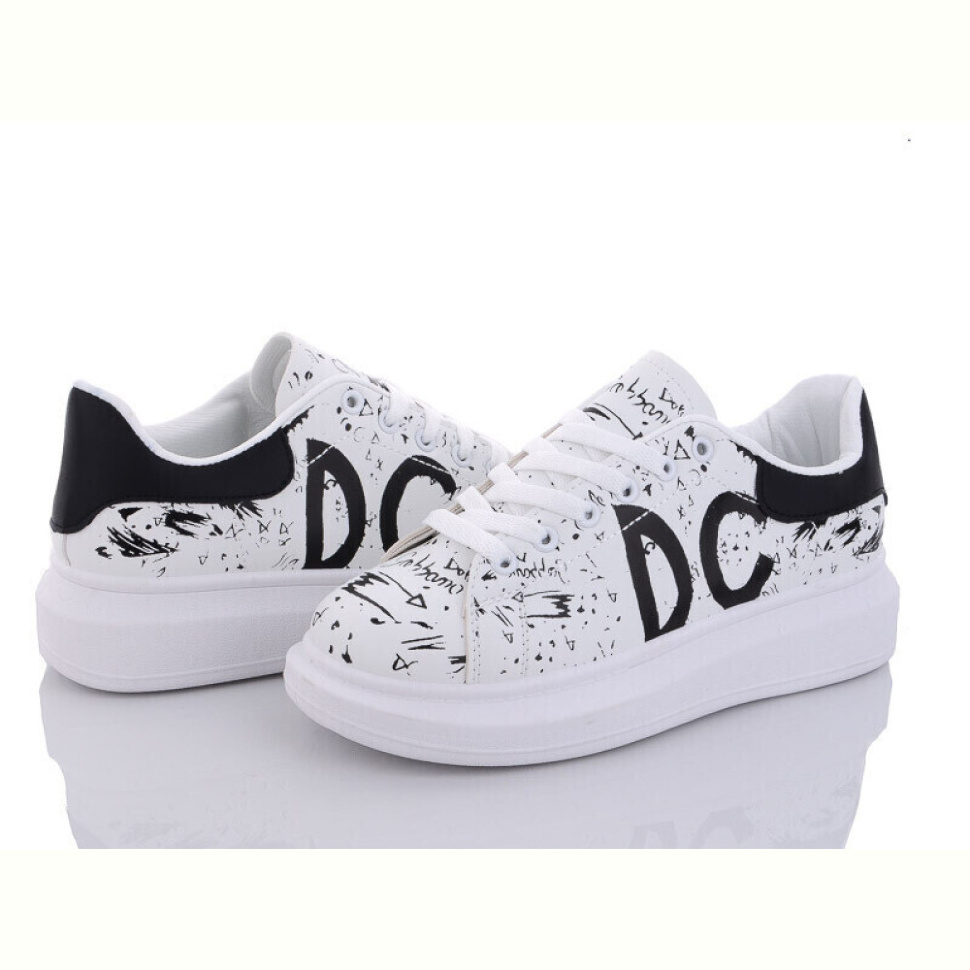 Кроссовки Violeta 9-794 white-black